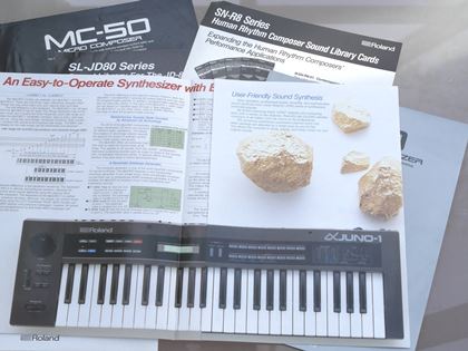 Roland-Alpha-Juno, S-770, D70 etc leaflets